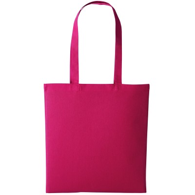 Shopper in cotone con manico lungo Shopper in cotone con manico lungo