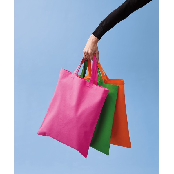 Shopper in cotone con manico corto - cod. RWRL110