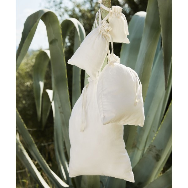 Borsa con coulisse in cotone biologico - cod. RWWM118