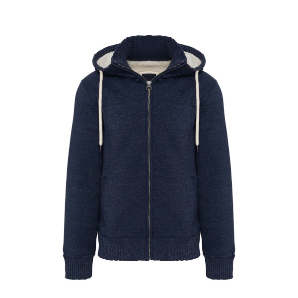 Giacca vintage in pile foderata in sherpa - cod. RWK2312