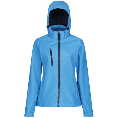 Giacca softshell con cappuccio a 3 strati da donna Venturer - cod. RWRG153
