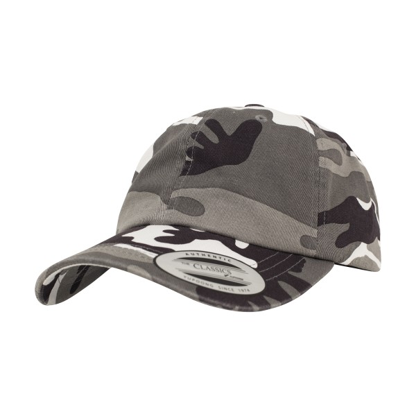Cappellino lavato mimetico a basso profilo (6245CW) - cod. RWYP094