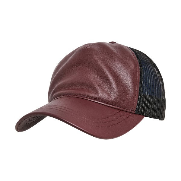Cappellino da Camionista in pelle sintetica (6606LT) - cod. RWYP235