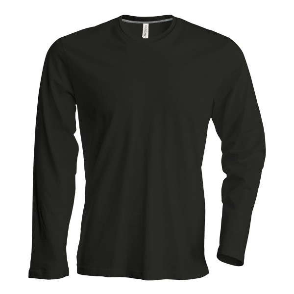 T-shirt girocollo a maniche lunghe da uomo - cod. RWKB359