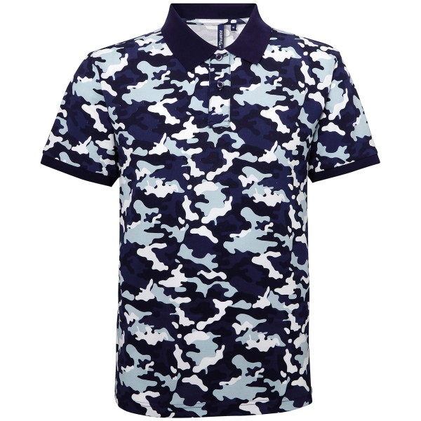 Polo piqué mimetica da uomo - cod. RWAQ018