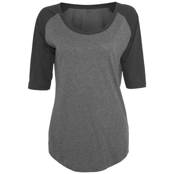 Maglietta raglan a contrasto ¾ da donna - cod. RWBY022