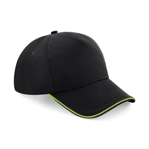 Cappellino autentico a 5 pannelli - visiera profilata - cod. RWBC25C