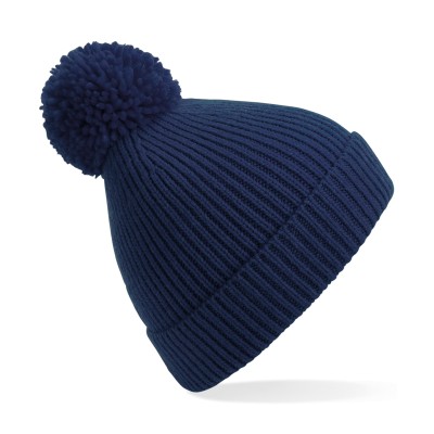 Berretto con pompon a coste lavorato a maglia - cod. RWBC382 Berretto con pompon a coste lavorato a maglia - cod. RWBC382