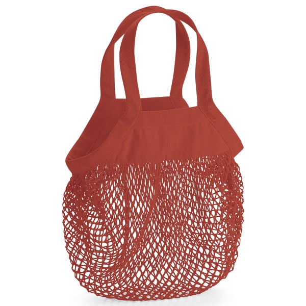 Mini borsa della spesa in rete di cotone biologico - cod. RWWM151