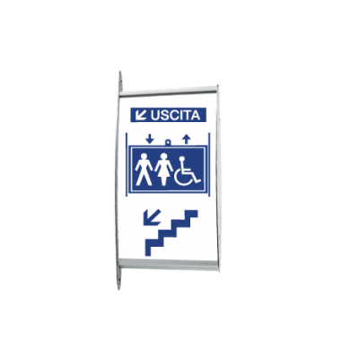 Targa f.to 21x60 cm. - cod. LARCO210600B