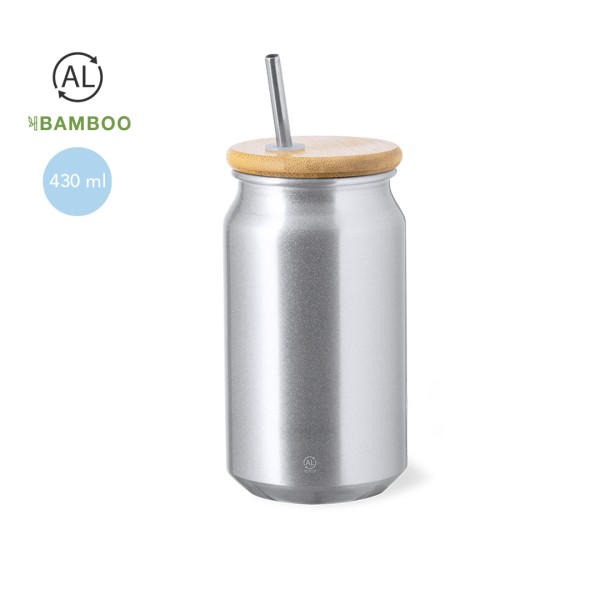Bicchiere con tappo a scatto - cod. MK20208