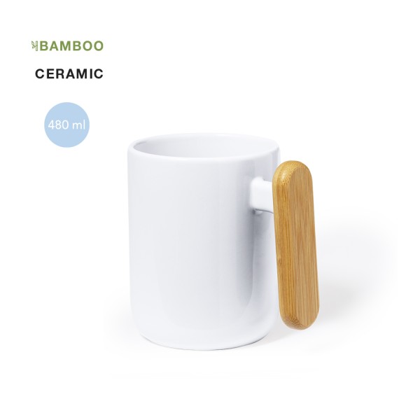 Tazza con scritte promozionali - cod. MK20523