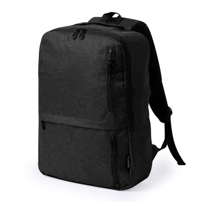 Zaino in poliestere con logo e scritte - cod. MK20882