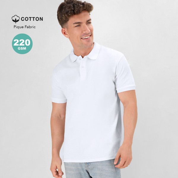 Polo con scritte serigrafate - cod. MK21181
