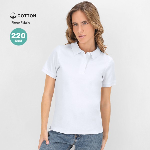 Polo Donna Bianco - cod. MK21182