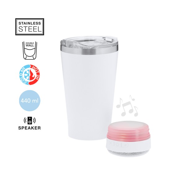 Bicchiere Termico con altoparlante - cod. MK21348