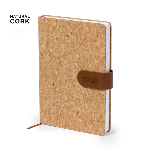 Agenda in sughero naturale - cod. MK2734