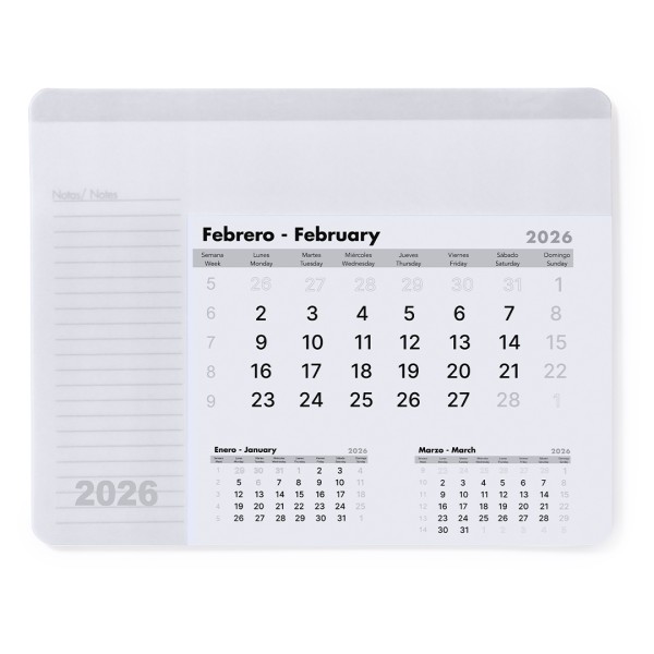 Tappetino Mouse Calendario - cod. MK3892