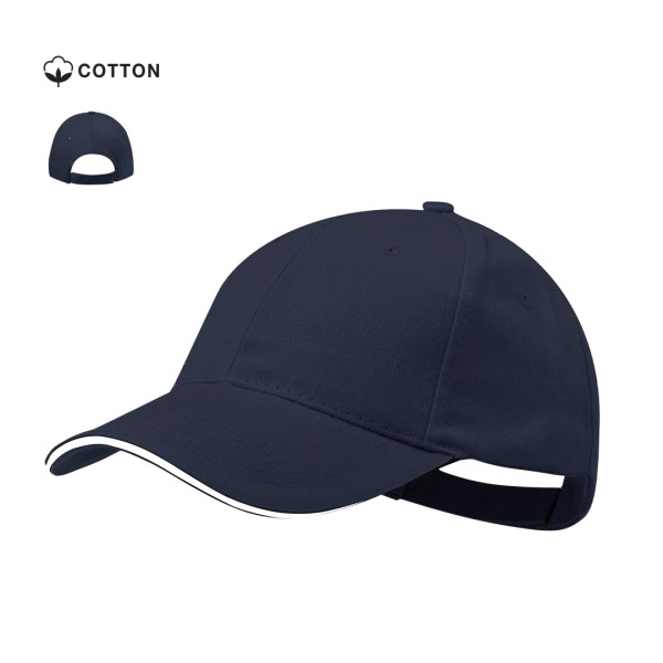 Cappellino da serigrafare con scritte - cod. MK4675