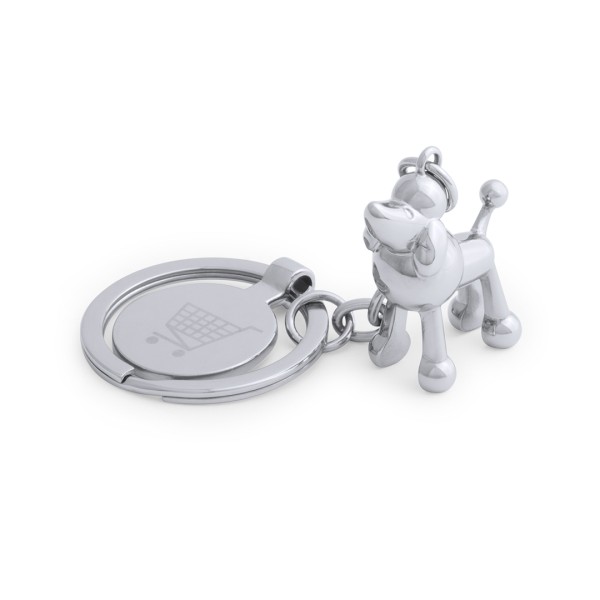 Portachiavi Gettone con stampa logo - cod. MK4979