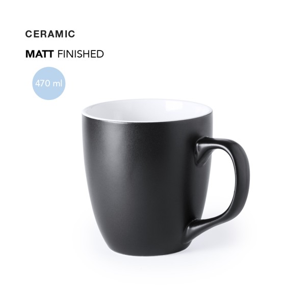 Tazza in ceramica da serigrafare con logo - cod. MK5686
