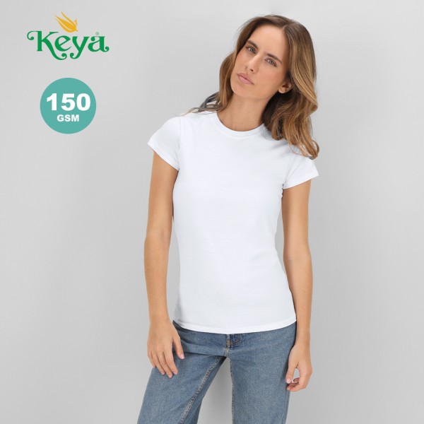 T-Shirt Donna Bianca "keya" - cod. MK5867