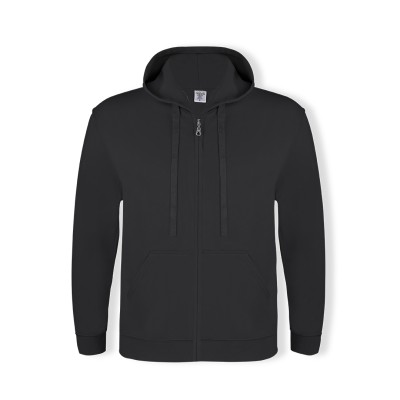 Felpa con Cappuccio Adulto + Zip "keya" - cod. MK5866 Felpa con Cappuccio Adulto + Zip "keya" - cod. MK5866