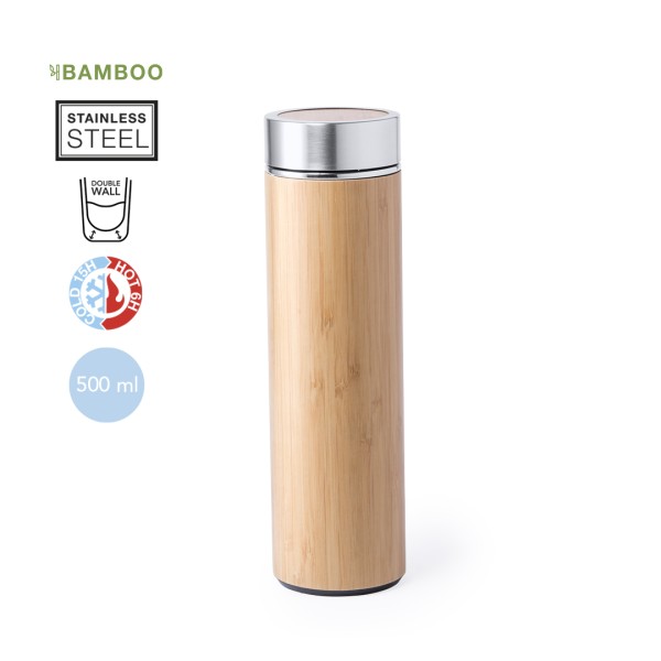 Thermos con scritte stampate - cod. MK6156