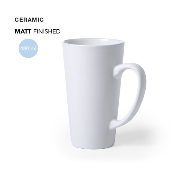 Tazza in ceramica personalizzata con scritte - cod. MK6311