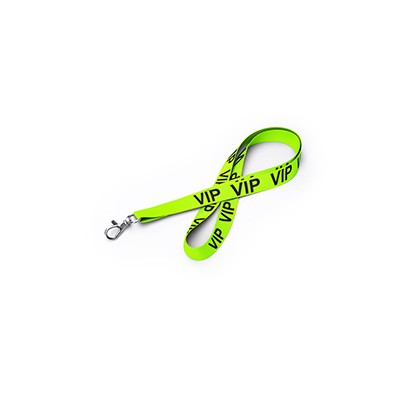 Lanyard neon con testo standard Lanyard neon con testo standard
