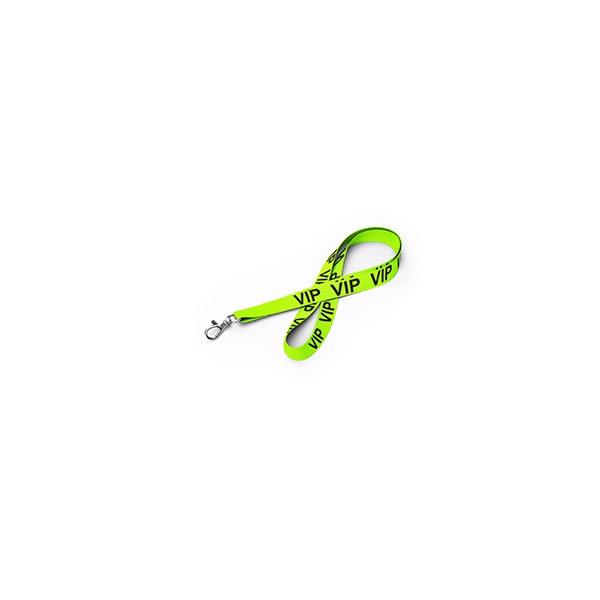 Lanyard neon con testo standard
