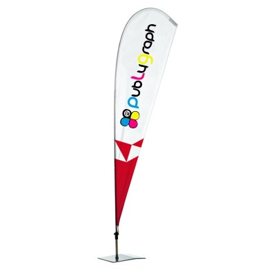 Bandiere a goccia Basic, sistema incl. stampa Bandiere a goccia Basic, sistema incl. stampa