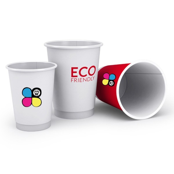 Bicchieri bio per bevande calde stampati a colori - FA-6171