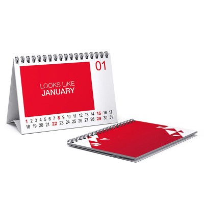 Calendari da tavolo con spiralatura Wire-O e appoggio ripiegabile - FA-24 Calendari da tavolo con spiralatura Wire-O e appoggio ripiegabile - FA-24
