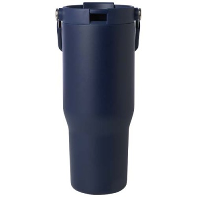 Bicchiere termico da 900 ml in acciaio inossidabile riciclato certificato RCS con sottovuoto in rame e coperchio - cod. P100864 Bicchiere termico da 900 ml in acciaio inossidabile riciclato certificato RCS con sottovuoto in rame e coperchio - cod. P100864