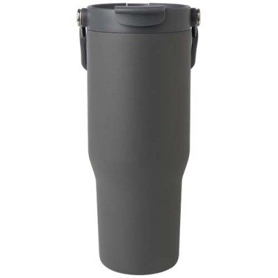 Bicchiere termico da 900 ml in acciaio inossidabile riciclato certificato RCS con sottovuoto in rame e coperchio - cod. P100864 Bicchiere termico da 900 ml in acciaio inossidabile riciclato certificato RCS con sottovuoto in rame e coperchio - cod. P100864