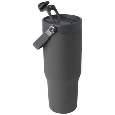 Bicchiere termico da 900 ml in acciaio inossidabile riciclato certificato RCS con sottovuoto in rame e coperchio - cod. P100864 Bicchiere termico da 900 ml in acciaio inossidabile riciclato certificato RCS con sottovuoto in rame e coperchio - cod. P100864