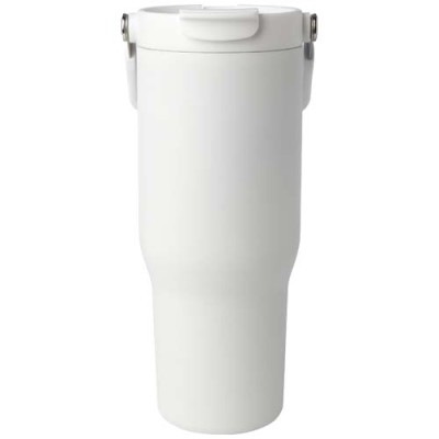 Bicchiere termico da 900 ml in acciaio inossidabile riciclato certificato RCS con sottovuoto in rame e coperchio - cod. P100864 Bicchiere termico da 900 ml in acciaio inossidabile riciclato certificato RCS con sottovuoto in rame e coperchio - cod. P100864