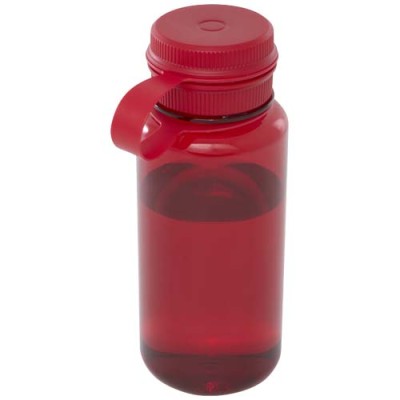 Borraccia sportiva da 900 ml in PET riciclato certificato RCS con coperchio multifunzione Ryder  - cod. P100837