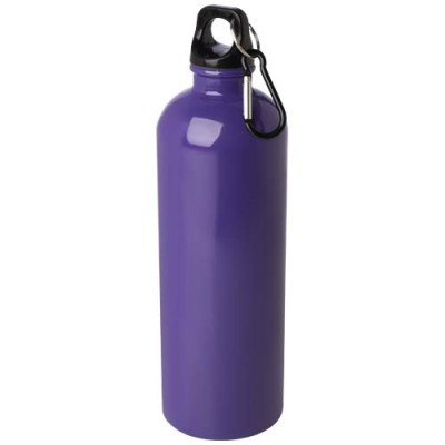Borraccia da 750 ml in acciaio inossidabile certificato RCS a parete singola con moschettone Oregon - cod. P100861