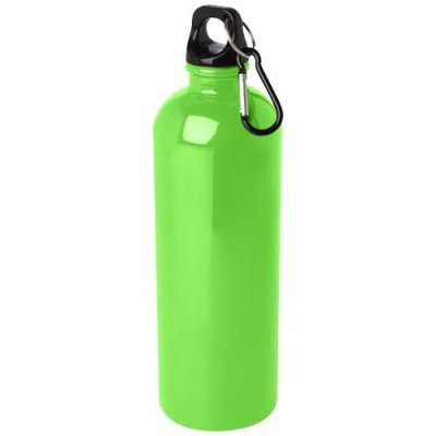 Borraccia da 750 ml in acciaio inossidabile certificato RCS a parete singola con moschettone Oregon - cod. P100861