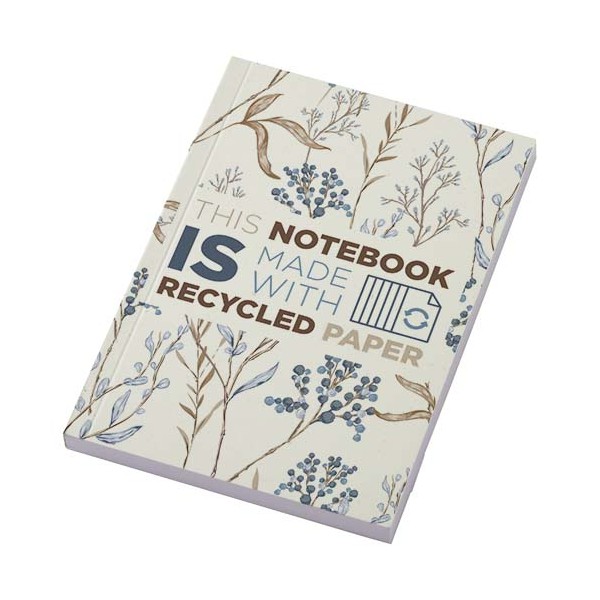 Blocco note formato A6 con copertina morbida riciclata e 100 fogli Novella Austen - cod. P210262