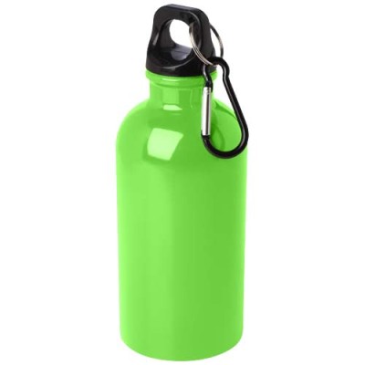 Borraccia da 400 ml in acciaio inossidabile certificato RCS a parete singola con moschettone Oregon - cod. P100860