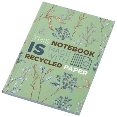 Blocco note formato A6 con copertina morbida riciclata e 50 fogli Novella Austen - cod. P210263