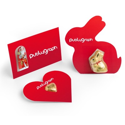 Biglietti d’auguri con cioccolata Lindt Biglietti d’auguri con cioccolata Lindt
