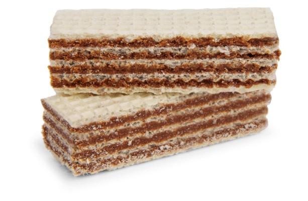 Biscotti wafer Manner con fascetta pubblicitaria - FA-8518 Biscotti wafer Manner con fascetta pubblicitaria - FA-8518