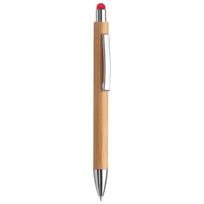 Penna a sfera con gommino per touch screen