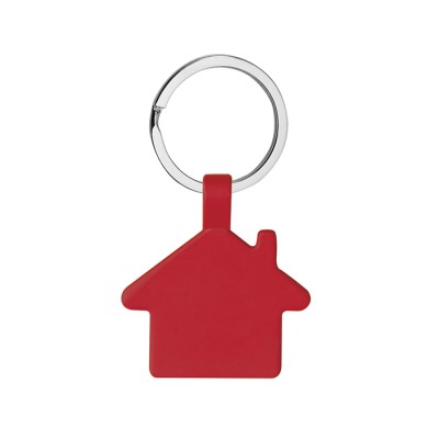 Portachiavi ad anello piatto con logo