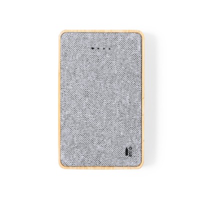 RPET & BAMBOO BANK Power bank in RPET e bambù Cod. Art. PF301