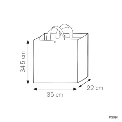 Borsa shopping con soffietto - Branbox cod. PG094CG